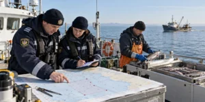 На обозначенном координатами участке Каспийского моря в 2027 году разрешат только научный и контрольный лов